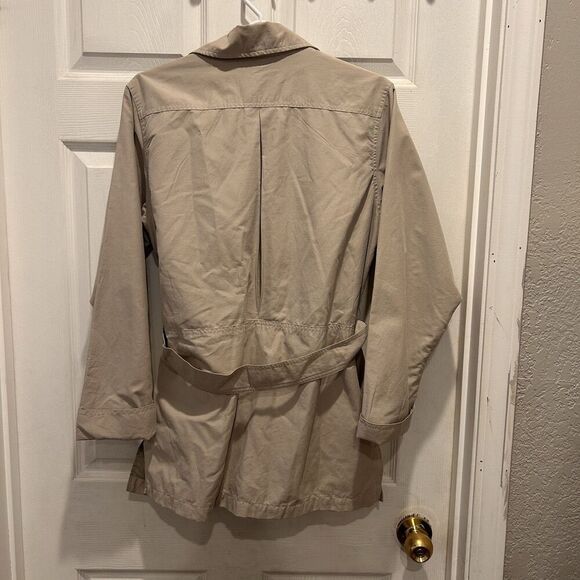 Woolrich Jacket Womens S Biege Pockets Utility Gorpcore Barn Chore Cotton‎ Nylon - Picture 6 of 9